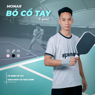 Băng quấn cổ tay Spinnix Monar cố định cổ tay hỗ trợ pickleball cầu lông tennis fitness