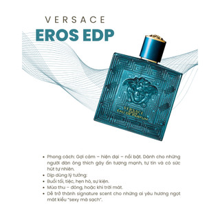 [BLANC] [Hỏa Tốc HCM] Nước hoa nam Versace Eros EDP 100ml
