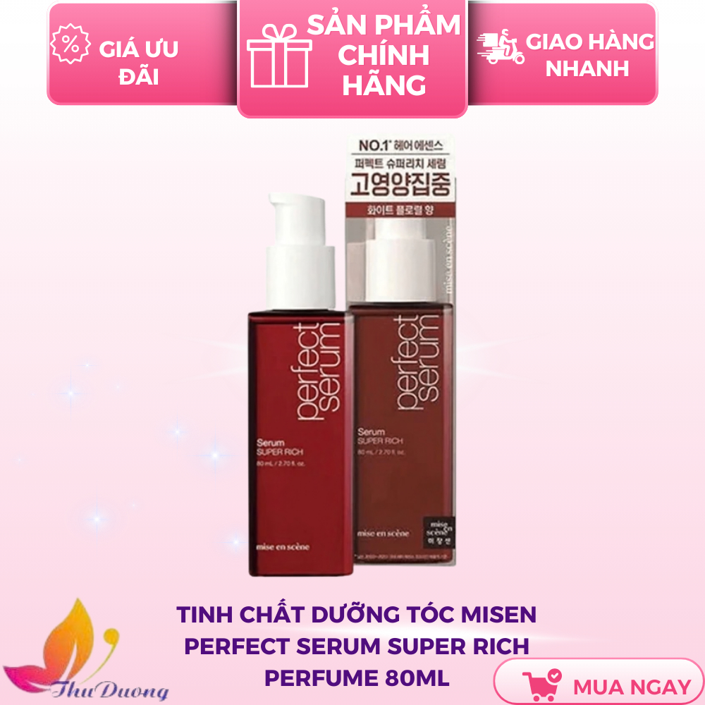 Tinh Chất Dưỡng Tóc Mise En Scène Perfect Serum Super RICH 80ml