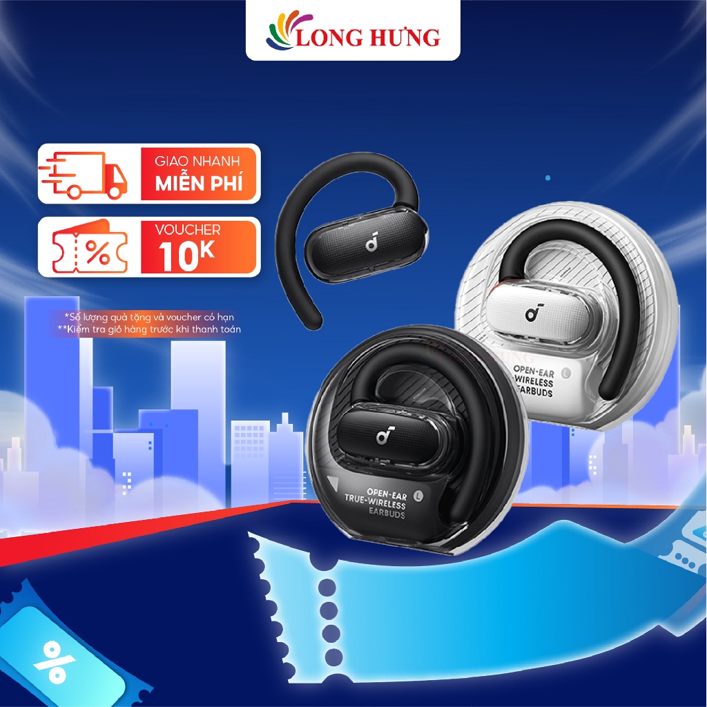 Tai nghe Bluetooth True Wireless Open-ear Anker Soundcore V40i A3878 - Hàng chính hãng