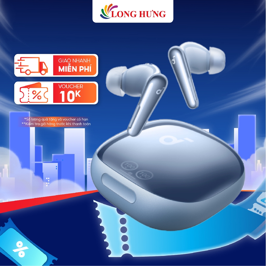 Tai nghe Bluetooth True Wireless Anker Soundcore Liberty 4 Pro A3954 - Hàng chính hãng