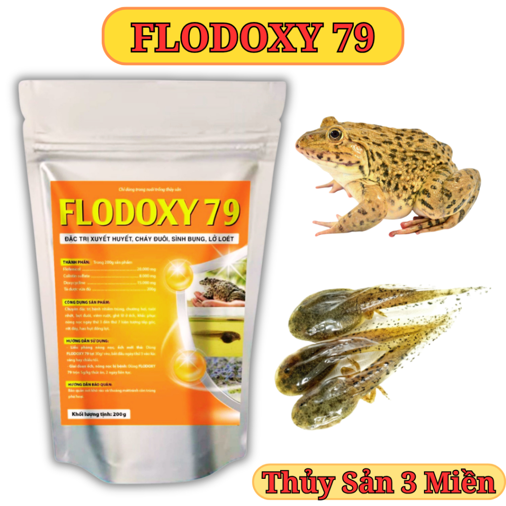 FLODOXY 79 - Sản phẩm dùng cho Nòng Nọc, Ếch giống. Thuốc Thủy Sản