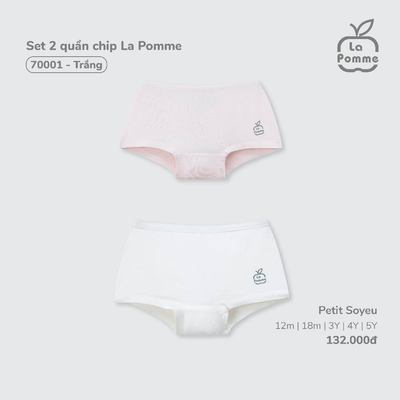 Set 2 quần chip La Pomme