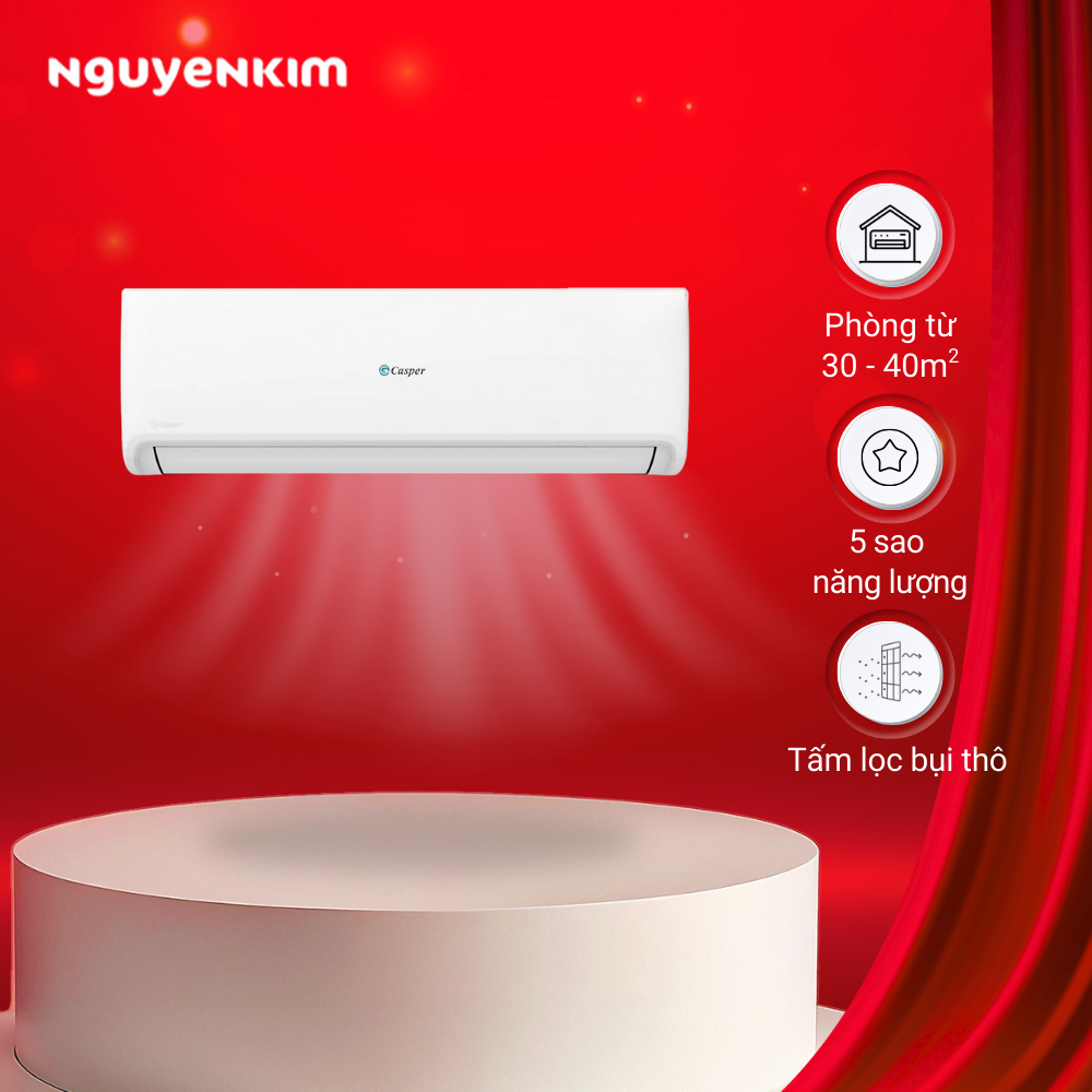 [Lắp đặt 0đ] Máy lạnh/Điều hòa Casper Inverter 2.5 HP GC-24IS35
