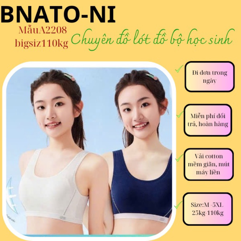 A2208 bigsize từ 25kg đến 110kg cotton thông hơi mút máy liền