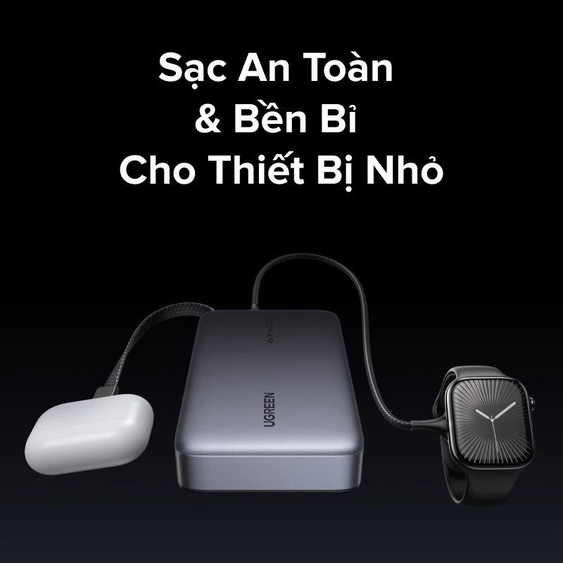 Pin Sạc Dự Phòng Ugreen PB556 - 67W - 20.000 mAh - Sạc Nhanh Cho Xiaomi - PPS 5A  - CCC - UFCS | BigBuy360 - bigbuy360.vn