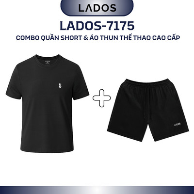 Bộ quần áo thể thao nam đẹp cao cấp LADOS-7175 thoáng mát, co giãn năng động, thời trang (Áo 9253 quần 4173)