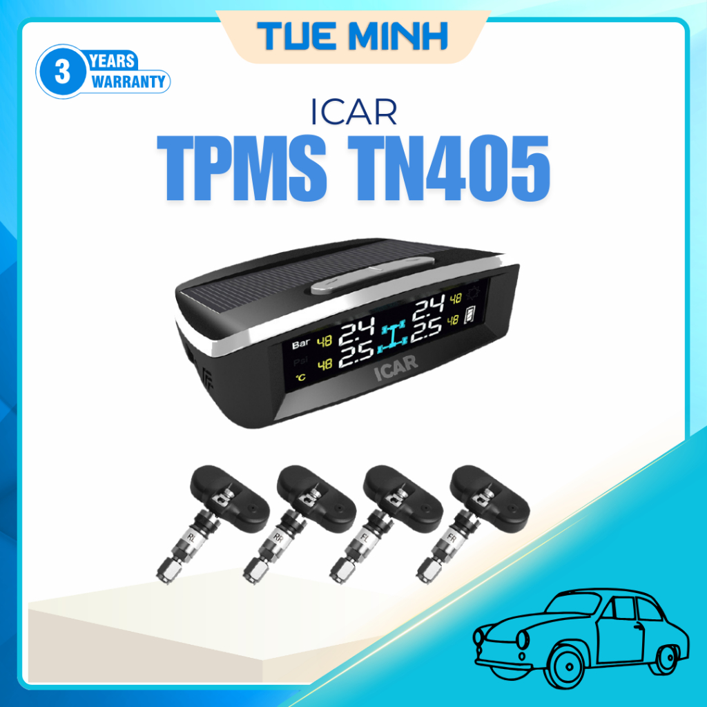 Cảm biến áp suất lốp TPMS ICAR Ellisafe TN405