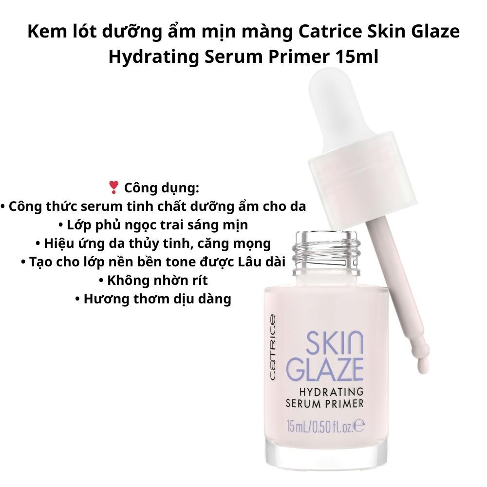 Ảnh 5 của Kem lót Catrice kiềm dầu dưỡng ẩm giảm dầu thừa, bã nhờn, cấp nước chuyên sâu
