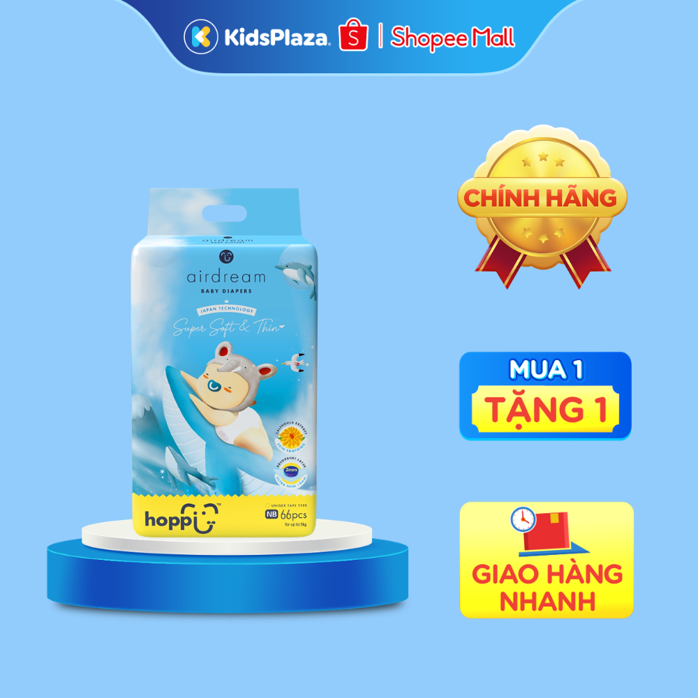 Bỉm - Tã mùa hè Hoppi Airdream cao cấp ( đủ mọi size cho bé )