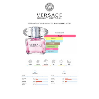 [BLANC] [Hỏa Tốc HCM] Nước hoa nữ Versace Bright Crystal EDT 90ml
