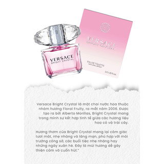 [BLANC] [Hỏa Tốc HCM] Nước hoa nữ Versace Bright Crystal EDT 90ml