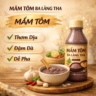 100g mắm tôm dùng thử ba làng thanh hoá