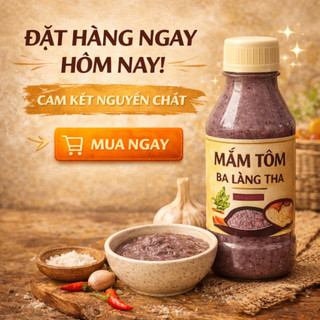 100g mắm tôm dùng thử ba làng thanh hoá
