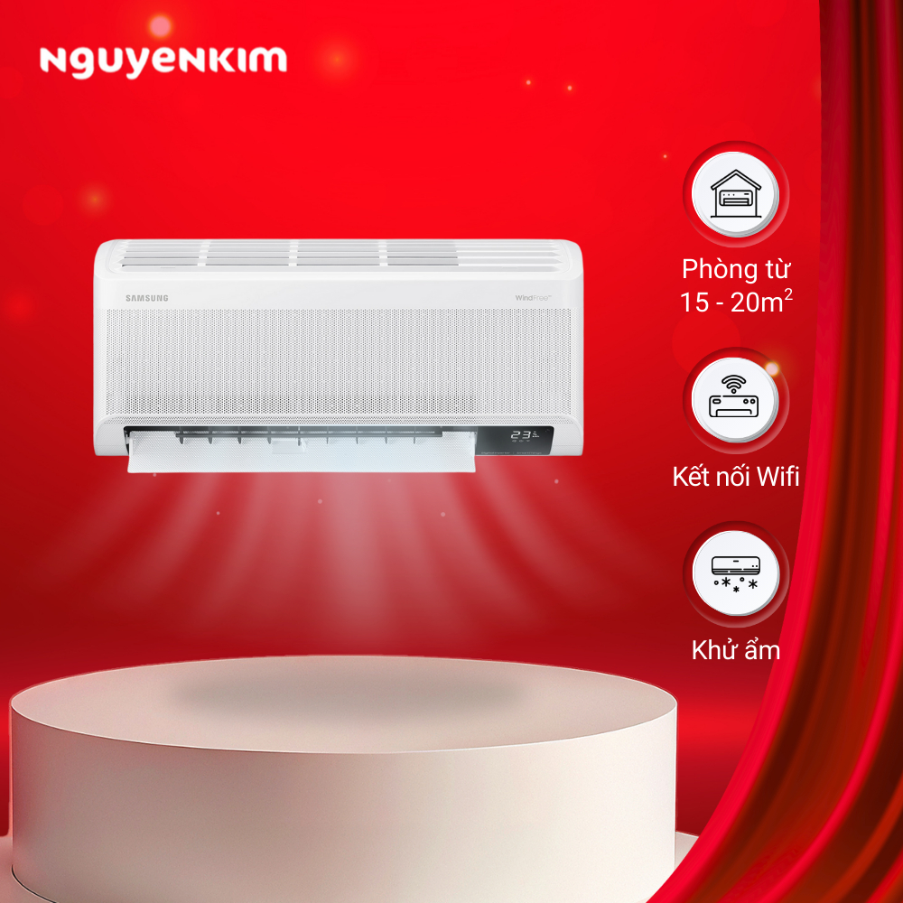 [Lắp đặt 0đ] Máy lạnh/Điều hòa Samsung Inverter 1.5 HP AR13CYFAAWKNSV