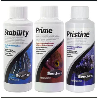 🐠Vi sinh Mỹ dành cho hồ cá Seachem Stability & Khử nước Seachem Prime hàng chính hãng