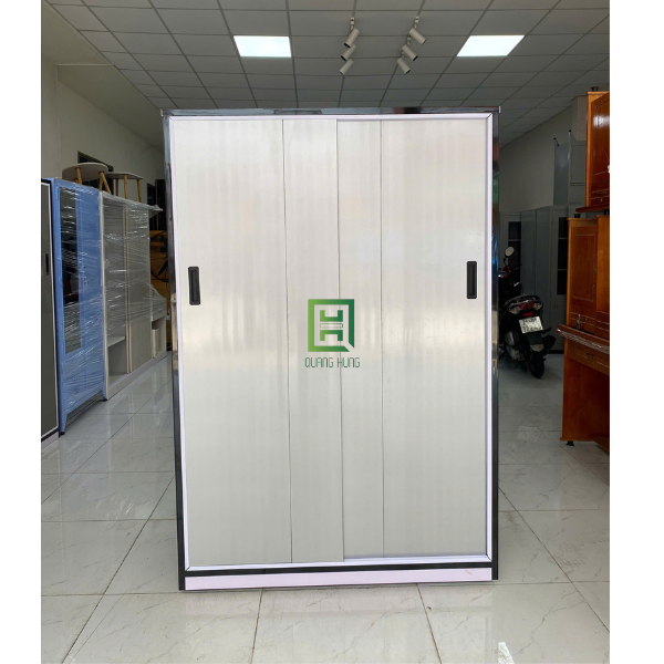 TỦ QUẦN ÁO NHỰA ĐÀI LOAN 2 CÁNH CỬA LÙA – HIỆN ĐẠI