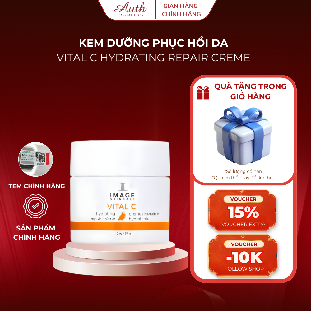 Kem dưỡng phục hồi da Image VITAL C Hydrating Repair Creme 57g