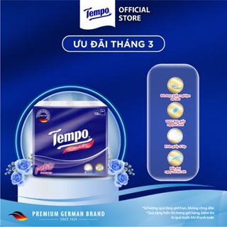 [LỐC 18 GÓI] Khăn Giấy Bỏ Túi Cao Cấp Tempo Petit - 4 Lớp Bền Dai, Được Kiểm Nghiệm Da Liễu - Thương Hiệu Đức