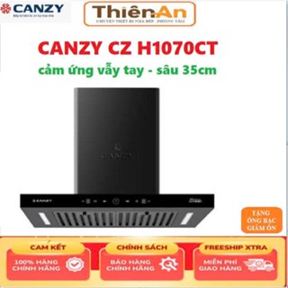 Hút mùi chữ T Canzy CZ H1070CT- Hút mùi nhà bếp cảm ứng vẫy tay sâu 35cm. máy hút khói nhà bếp thế hệ mới
