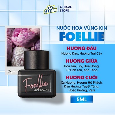 Nước Hoa Vùng Kín Foellie Bijou Hộp Đen Hương Thơm Quyến Rũ và Sang Trọng Phiên Bản Bán Chạy Nhất - Date Mới Nhất