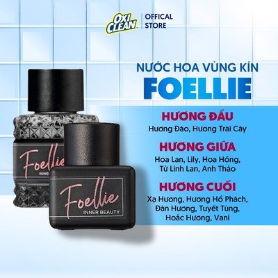 Nước Hoa Vùng Kín Foellie Eaude Bijou Hộp Đen Hương Thơm Quyến Rũ Huyền Bí và Sang Trọng 10ml/5ml - CHE TÊN
