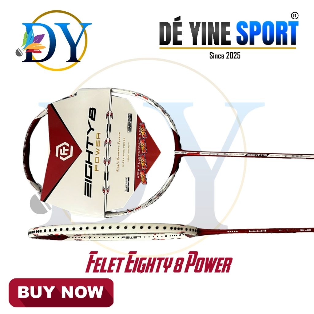 Vợt Felet Eighty 8 Power chính hãng - tặng lưới, quấn cán, túi nhung