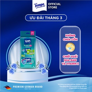 [LỐC 6 GÓI] Khăn ướt Mini Tempo Protect Ngăn Ngừa Vi Khuẩn cao cấp - Diệt khuẩn 99% - Thương hiệu Đức