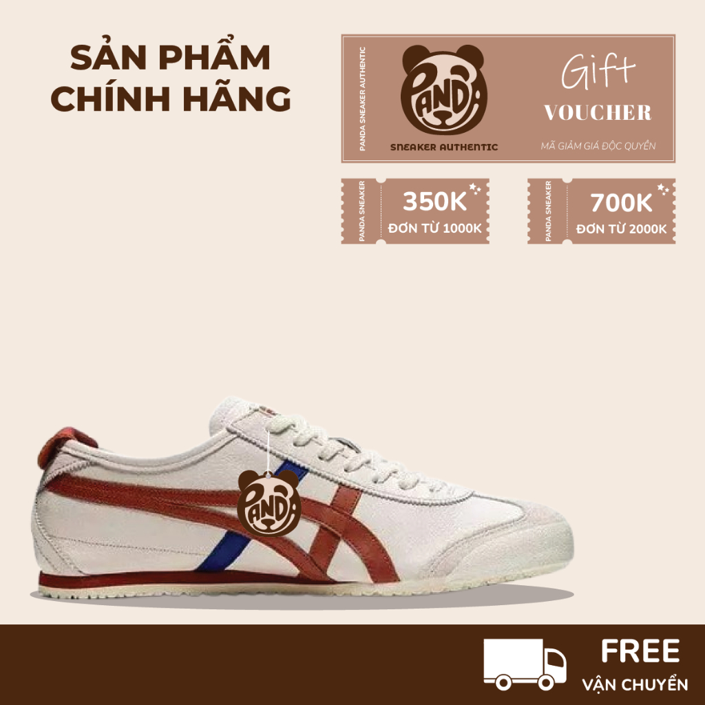 | Panda CHÍNH HÃNG | Giày Onitsuka Tiger Mexico 66 ‘Birch Red’