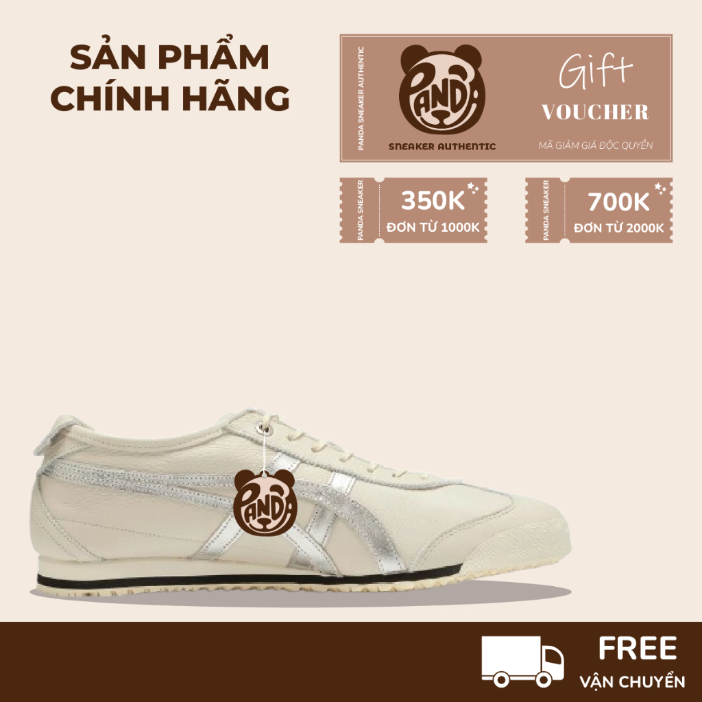 | Panda CHÍNH HÃNG | Giày Onitsuka Tiger Mexico 66 SD 'Cream/Silver'