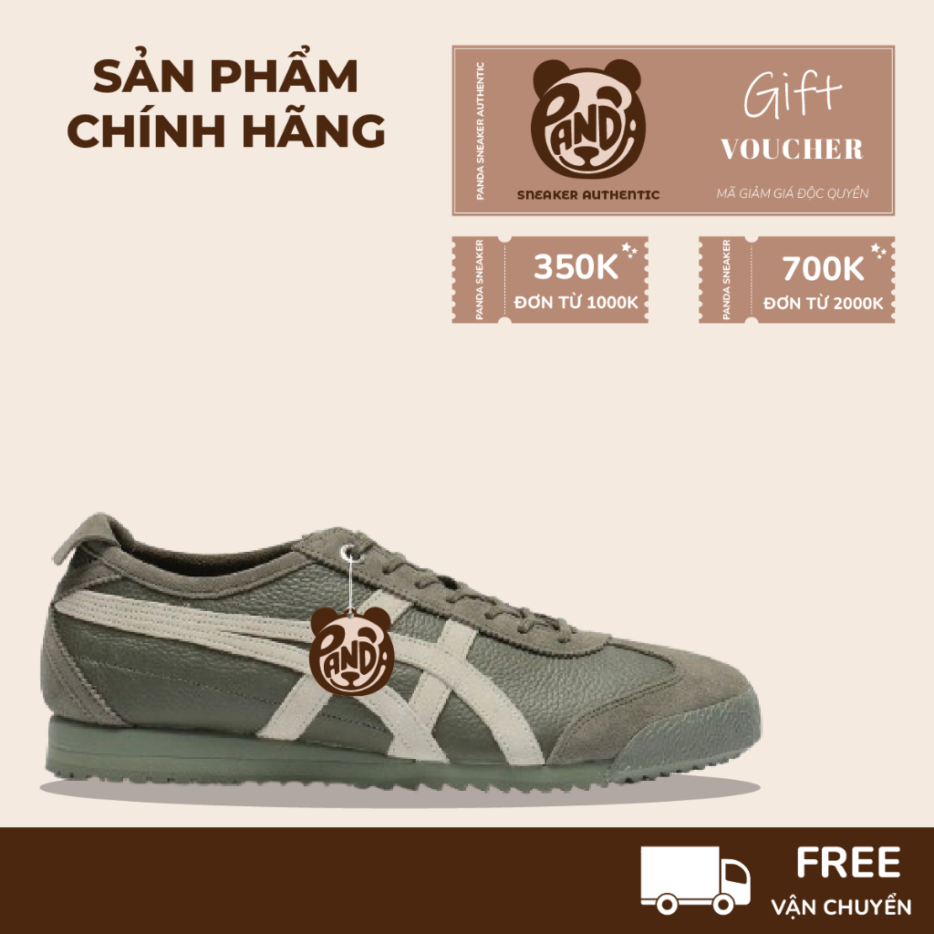 | Panda CHÍNH HÃNG | Giày Onitsuka Tiger Mexico 66 SD VIN 'Green/Cream'