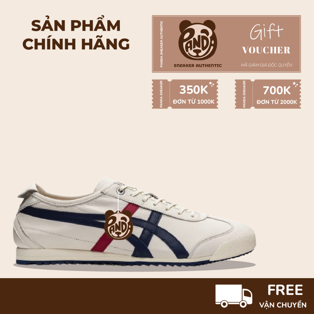 | Panda CHÍNH HÃNG | Giày Onitsuka Tiger Mexico 66 SD 'Cream/Red/Navy'