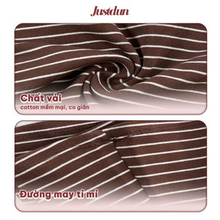 [Hàng Loại 1] Áo Ống Nữ JUSTDUN, Áo Ống Sọc Ngang Form Ôm Body - Chinh Trần Store