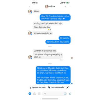 [CHÍNH HÃNG 100%] EMOSLIM VỊ SỮA