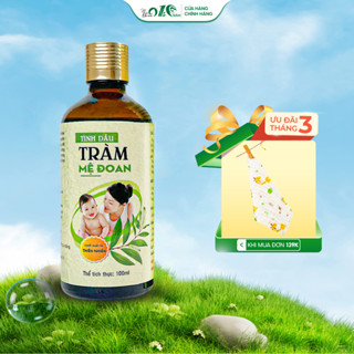 Tinh dầu tràm nguyên chất Mệ Đoan giúp giữ ấm, phòng cảm lạnh, xua đổi côn trùng cho bé 50ml, 100nl