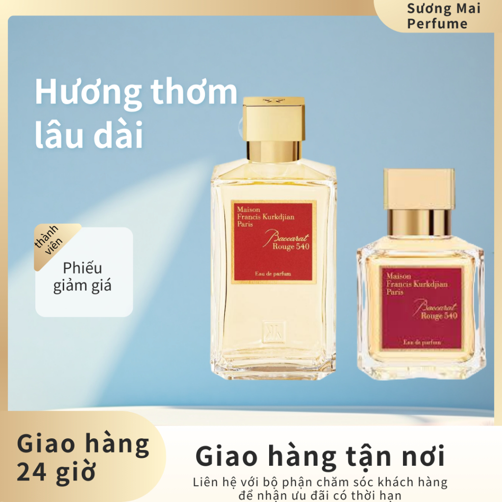 (Fullseal) Nước Hoa Unisex MFK Baccarat Rouge 540 Eau De Parfum 70ml&200ml