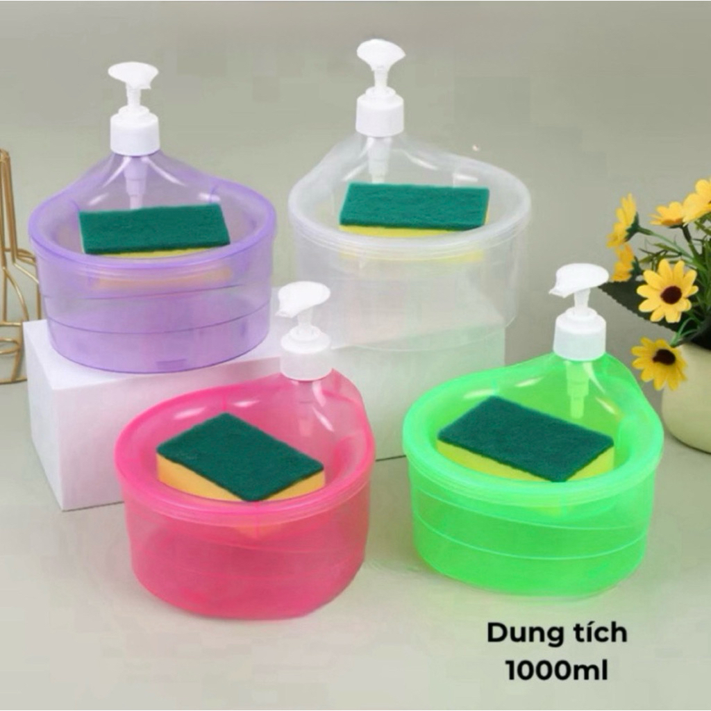 Hộp đựng xà phòng nc rửa chén dung tích 1000ml