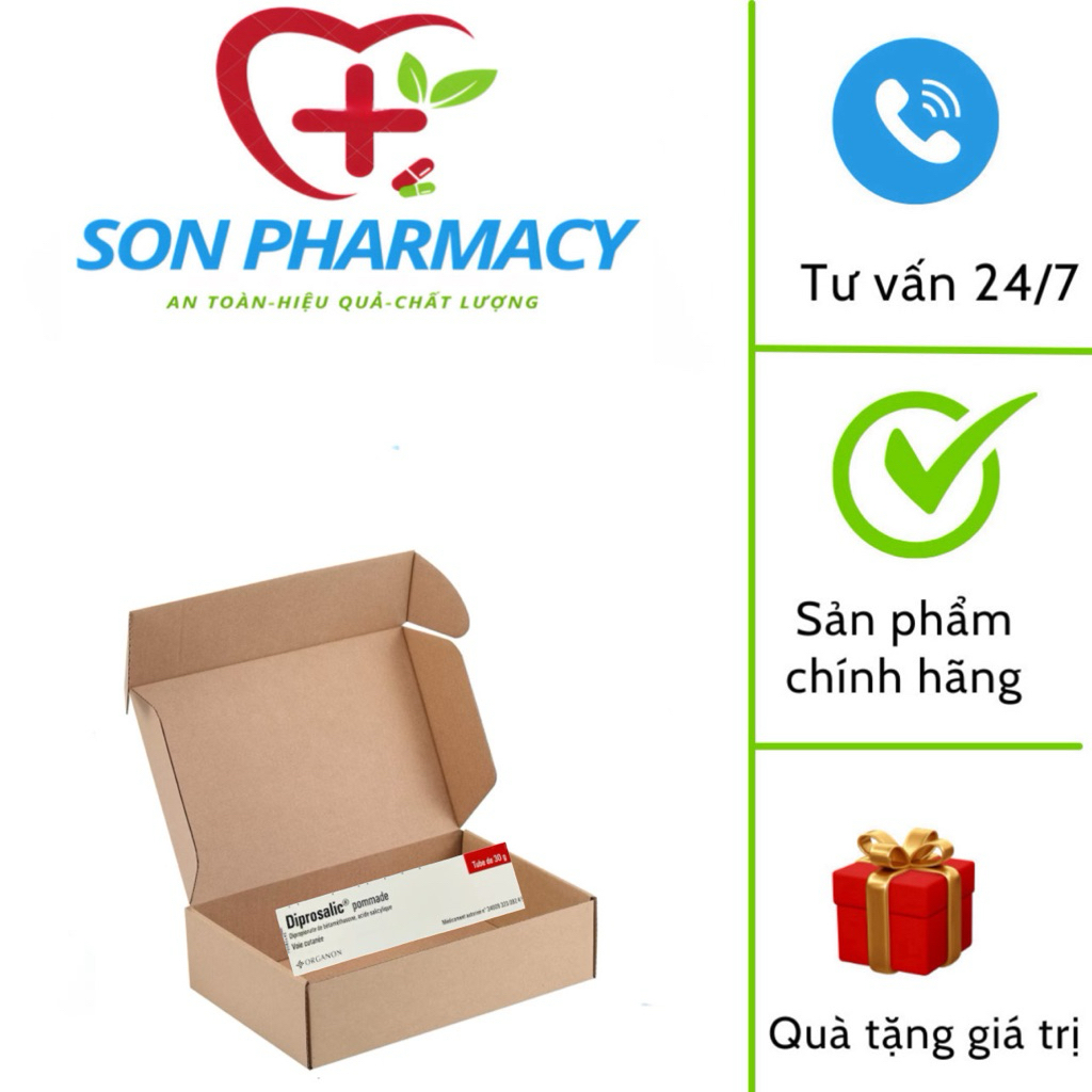 Hộp Carton Đựng Diprosalic-30g Hộp giấy cứng