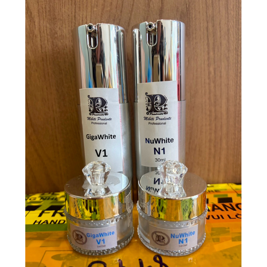 CHIẾT Kem Làm Hồng Bikini, Hồng Nhũ Hoa - Mibiti Prudente Nuwhite V1, N1 5ml, 30ml- Hàng chiết