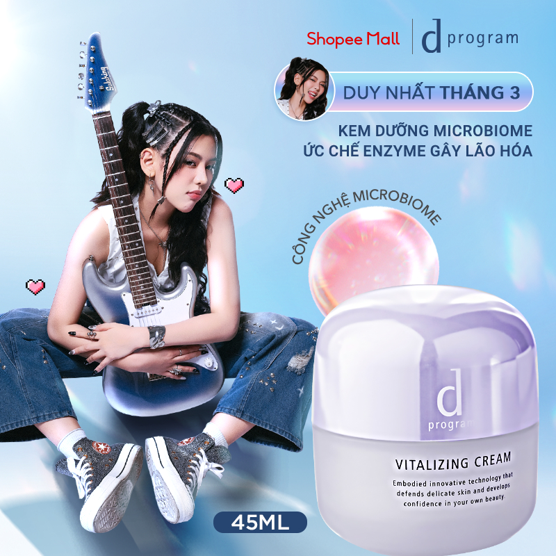 [KOL LIVE] Kem dưỡng ngăn ngừa lão hóa d Program Vitalizing Cream 45g