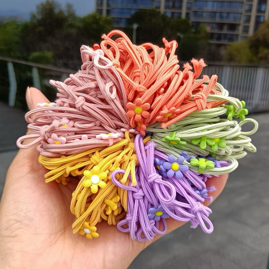 Combo 10 dây buộc tóc cúc nhí ( sỉ 1k2)