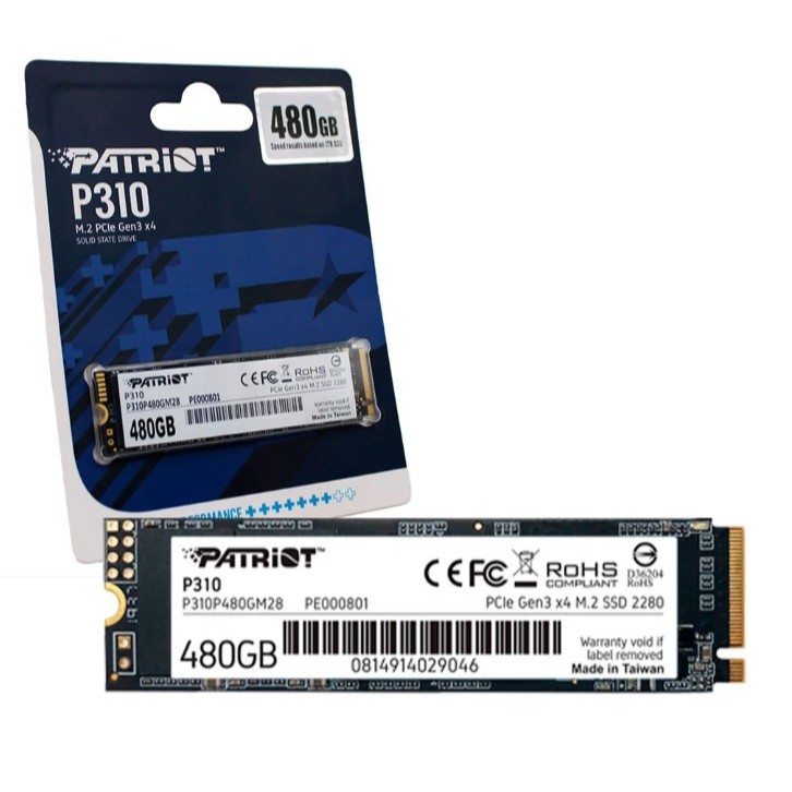 Ổ Cứng SSD P310 480GB PCIe Gen3 x4 M.2 2280 Mới, Bảo Hành 36 Tháng