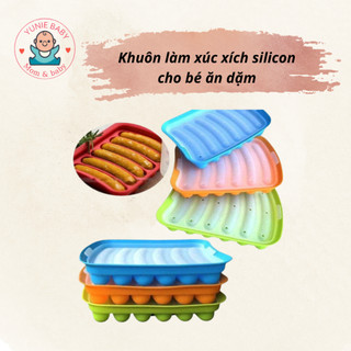 Khuôn làm xúc xích silicon cho bé ăn dặm