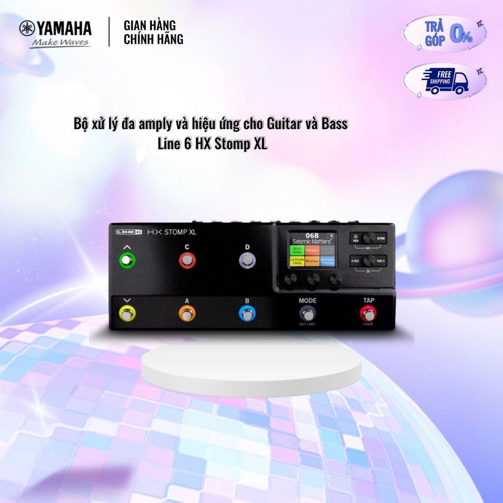 Bộ xử lý đa amply và hiệu ứng cho Guitar và Bass Line 6 HX Stomp INL