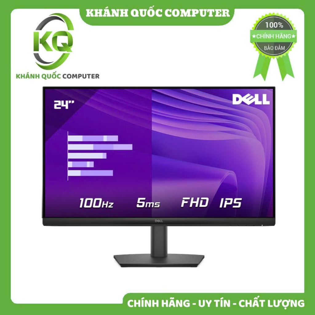 Màn hình Dell E2425HM (23.8 inch - IPS - FHD - 100Hz- 5ms) - Chính hãng phân phối