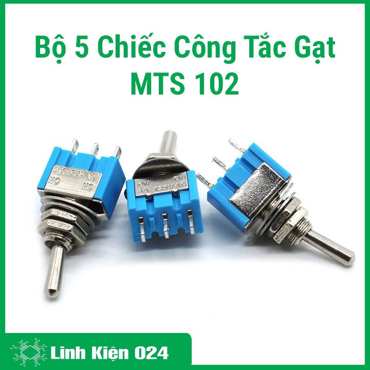 Bộ 5 chiếc Công Tắc Gạt MTS 102