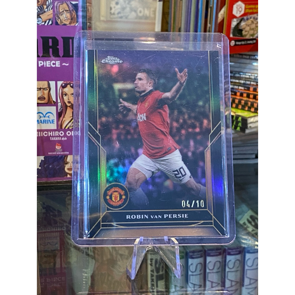 [SIÊU PHẨM CỰC HIẾM] Thẻ Cầu Thủ Huyền Thoại Robin Van Persie Topps Manchester United Deluxe 2024-25
