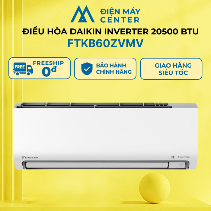 FTKF25ZVMV  - GIAO HỎA TỐC - Điều hòa Daikin Inverter 9200 BTU FTKF25ZVMV - Bảo hành 12 tháng