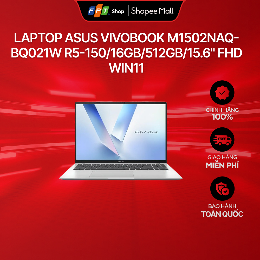 Laptop Asus Vivobook M1502NAQ-BQ021W R5-150/16GB/512GB/15.6" FHD/Win11 | BigBuy360 - bigbuy360.vn