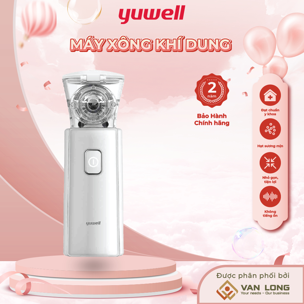 Máy xông khí dung mũi họng cầm tay Yuwell M103 - Bảo hành chính hãng 24 tháng
